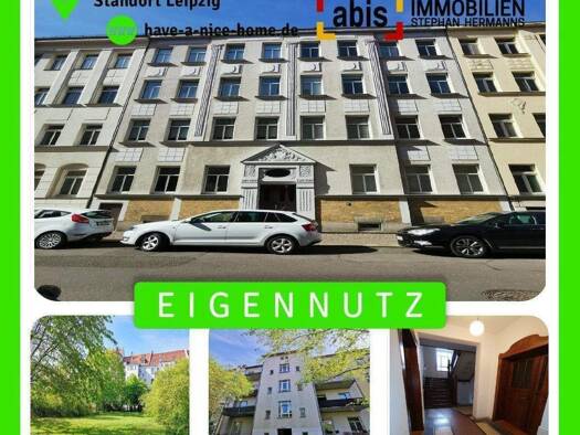 Wohnung zum Kauf 210.000 € 3 Zimmer 69,6 m² 3. Geschoss frei ab sofort Glafeystr. 9 Stötteritz Leipzig 04299