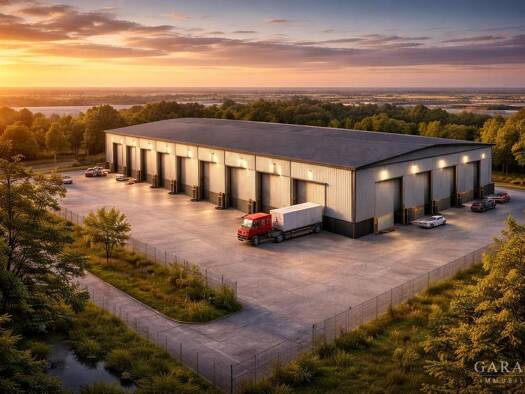 Lagerhalle zur Miete - Erstbezug 6,50 € 1.050 m² Lagerfläche teilbar ab 525 m² Hengersberg 94491