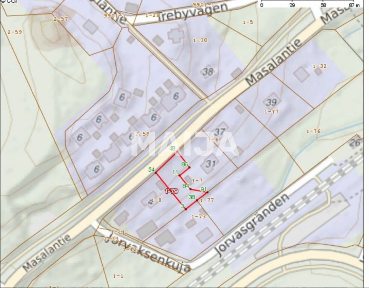 Grundstück zum Kauf 83.000 € 1.000 m²<br/>Grundstück Kirkkonummi 02430