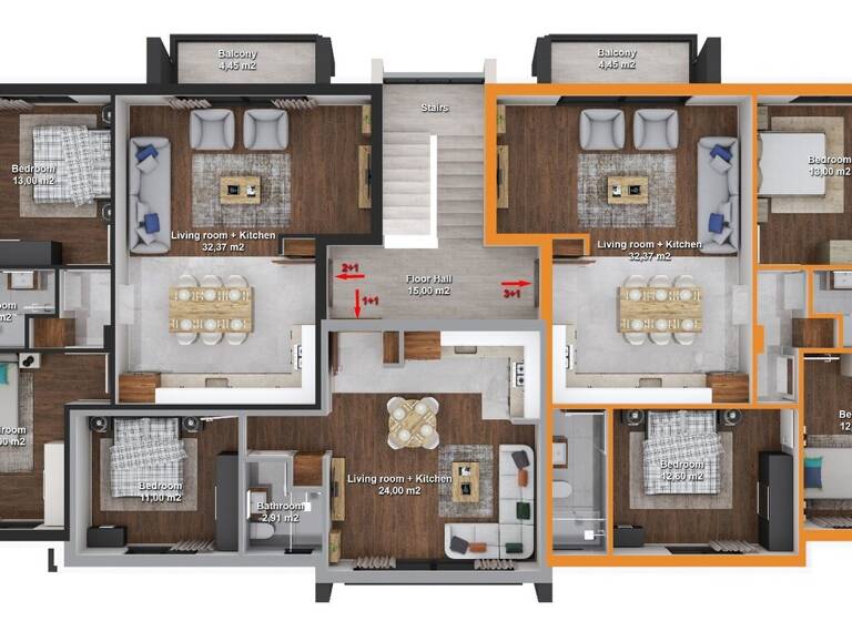 Wohnung zum Kauf - Erstbezug provisionsfrei 185.000 € 4,5 Zimmer 96 m² 1. Geschoss frei ab sofort Lapta, Kyrenia