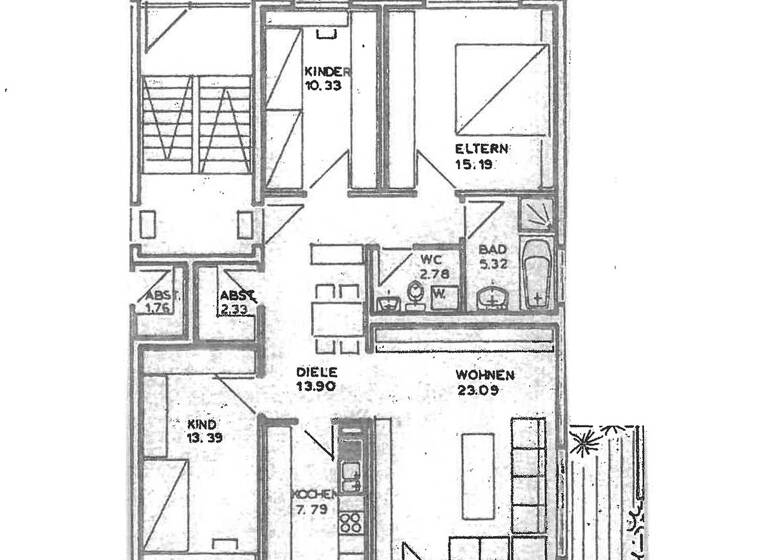 Wohnung zum Kauf 185.000 € 4 Zimmer 101 m² 2. Geschoss Stadtgebiet St Georgen 78112
