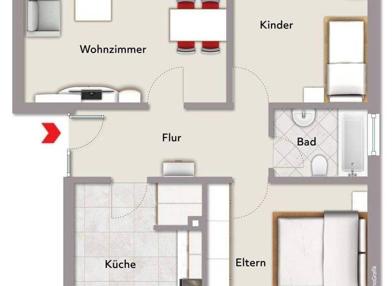 Wohnung zum Kauf 139.000 € 3 Zimmer 75 m² Kernstadt Lippstadt 59557
