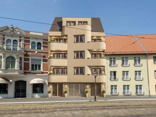 Penthouse zum Kauf - Erstbezug provisionsfrei 5 Zimmer 160,7 m² 4. Geschoss Sandower Straße 13 Mitte Cottbus 03044