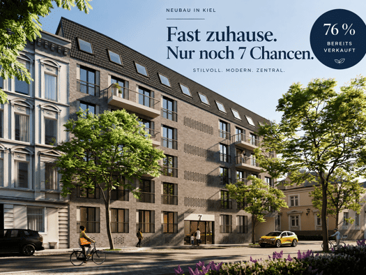 Wohnung zum Kauf provisionsfrei 370.722 € 3 Zimmer 60,5 m² frei ab 30.11.2026 Südfriedhof Südfriedhof 24114