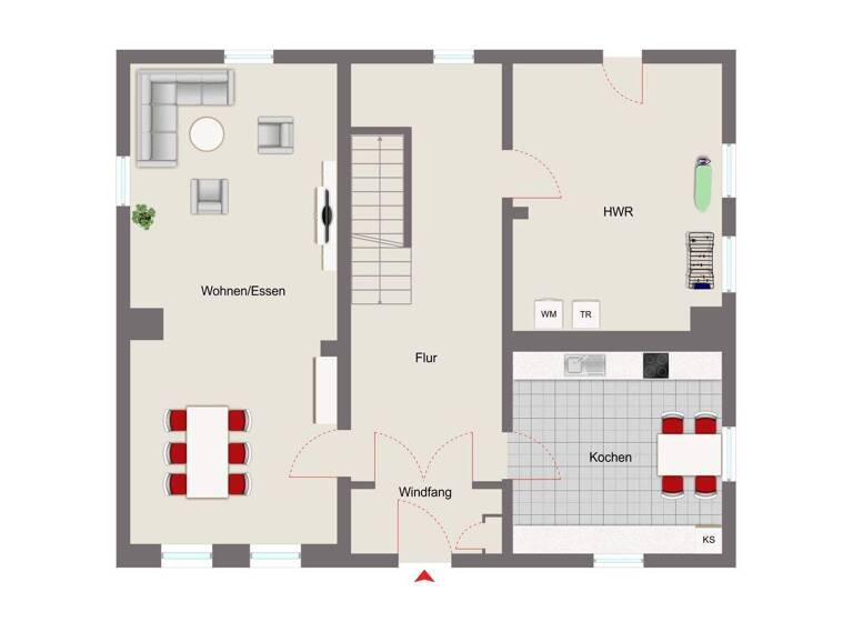 Einfamilienhaus zum Kauf 185.000 € 6 Zimmer 148 m² 234 m² Grundstück Grasdorf Holle 31188