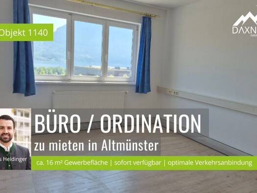 Büro zur Miete 350 € 16 m² Bürofläche Altmünster 4813