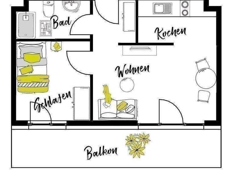 Studio zur Miete 636 € 1 Zimmer 37 m² 3. Geschoss frei ab 15.04.2026 Am Sonnenhügel 5 Schwäbisch Gmünd 73525