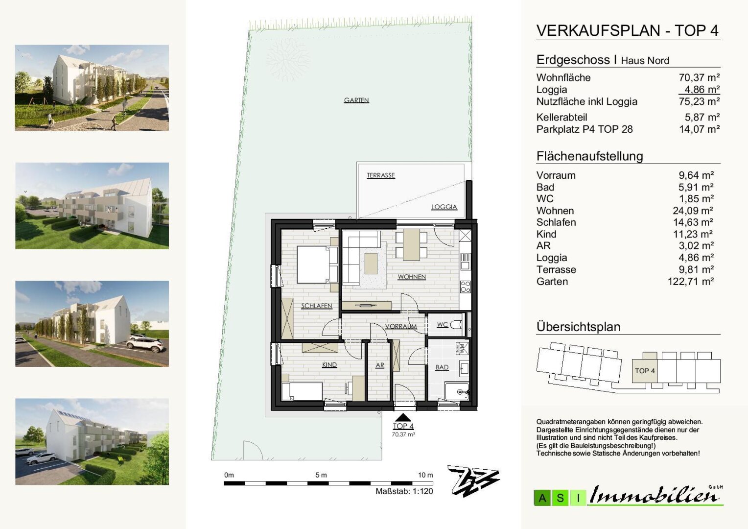 Wohnung zum Kauf 364.970 € 3 Zimmer 70,4 m²<br/>Wohnfläche EG<br/>Geschoss 01.05.2026<br/>Verfügbarkeit Schaffelhoferweg 1, 3 Gallneukirchen 4210