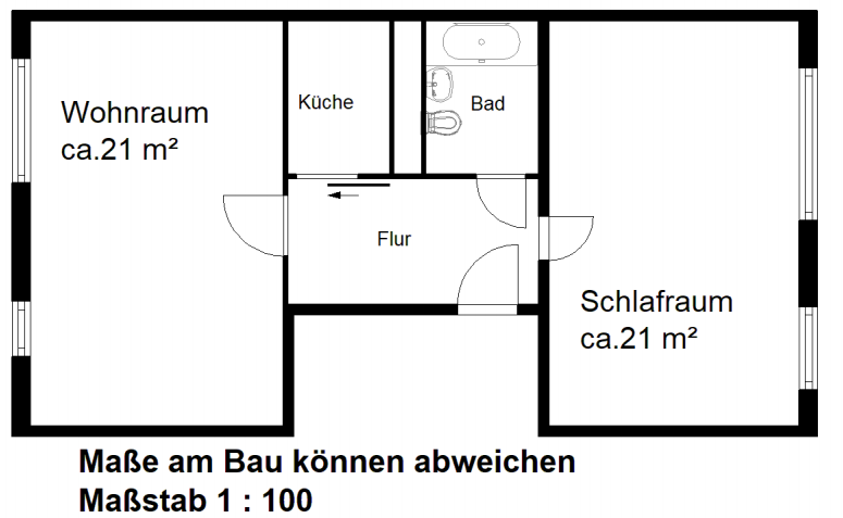 Wohnung zur Miete 432 € 2 Zimmer 55,7 m²<br/>Wohnfläche 6.<br/>Geschoss Kirchnerstr. 16 Südliche Innenstadt Halle (Saale) 06112