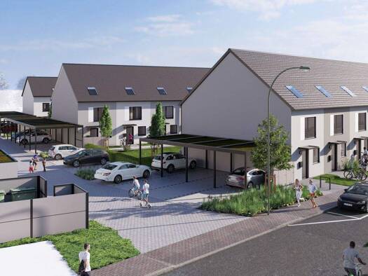 Reihenmittelhaus zum Kauf - Erstbezug provisionsfrei 409.990 € 4 Zimmer 120 m² 153 m² Grundstück Am Bahnhof 29C Griesheim 64347