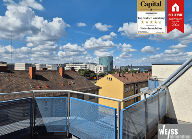 Wohnung zum Kauf 217.041 € 3 Zimmer 65,8 m² 4. Geschoss Grombühlstraße 51A Grombühl Würzburg 97080