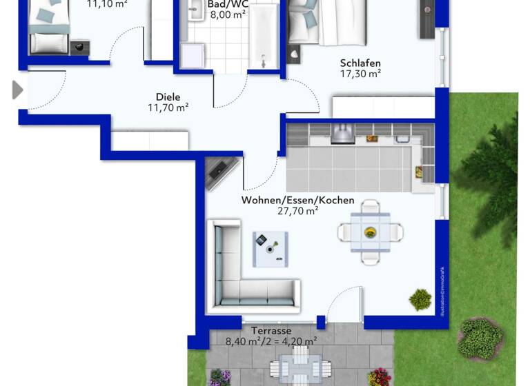 Wohnung zum Kauf 425.000 € 3 Zimmer 80 m²<br/>Wohnfläche Forth Eckental 90542