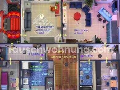 Wohnung zur Miete Tauschwohnung 650 € 4 Zimmer 85 m² 2. Geschoss Obergiesing München 81541