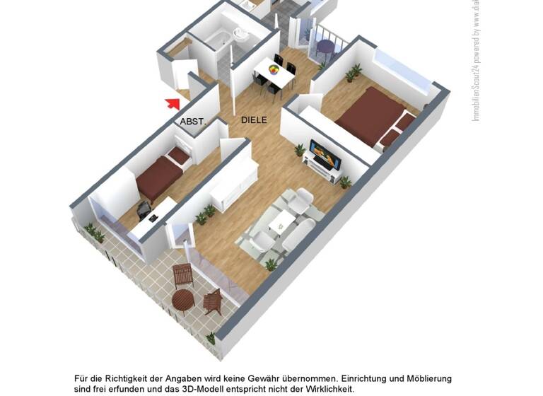 Wohnung zur Miete 869 € 3 Zimmer 75 m² EG frei ab 01.05.2026 Plötzenseer Straße 17 Monheim 40789