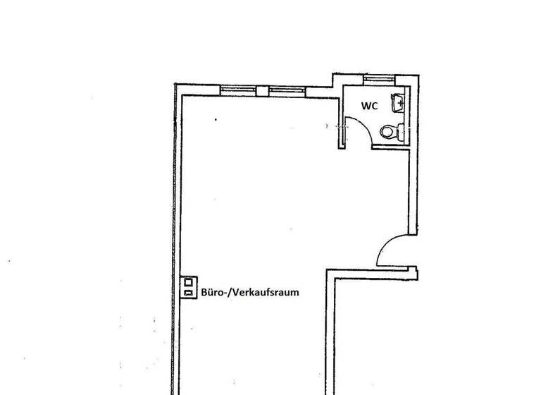 Laden zum Kauf 56.000 € 1 Zimmer 56 m² Verkaufsfläche Platanenstraße Volkstedt Rudolstadt 07407