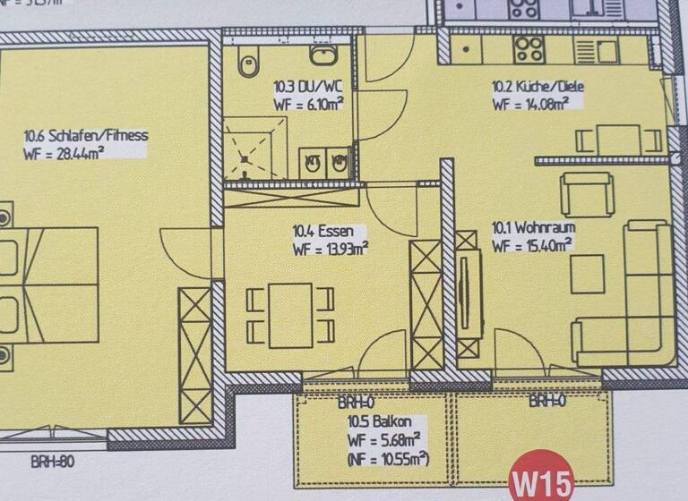 Wohnung zur Miete 750 € 3 Zimmer 85 m² 2. Geschoss frei ab sofort Grünhain Grünhain-Beierfeld 08340