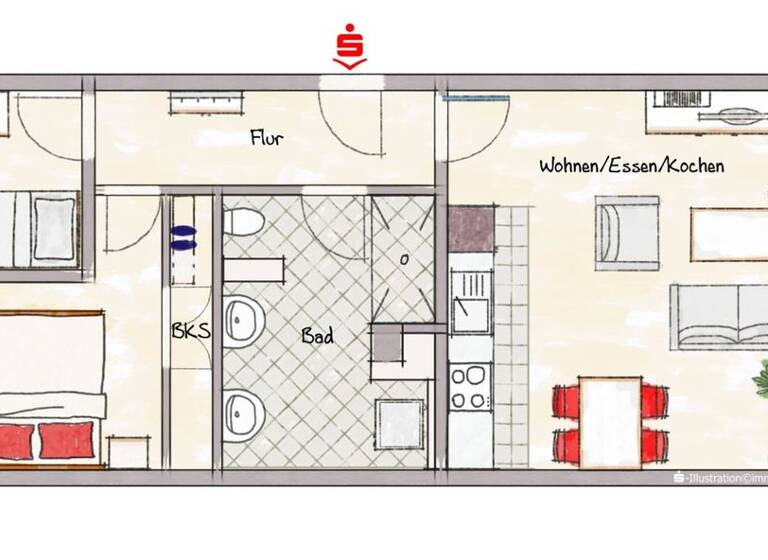 Wohnung zum Kauf 466.000 € 3 Zimmer 84 m² Herzogenaurach 91074