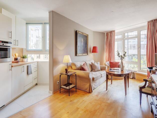 Wohnung zum Kauf 520.000 € 1,5 Zimmer 36,6 m² 2. Geschoss Maxvorstadt München 80333