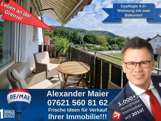 Wohnung zum Kauf 295.000 € 4 Zimmer 116 m² Wyhlen Grenzach-Wyhlen 79639