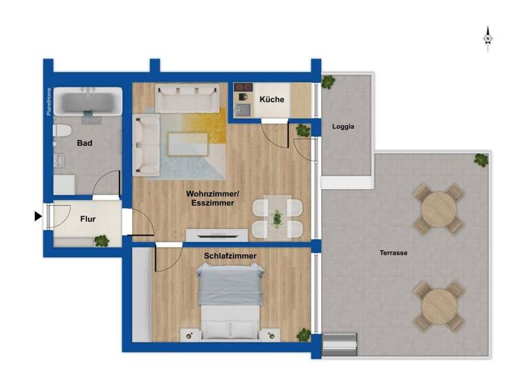 Wohnung zum Kauf 555.000 € 2 Zimmer 66,3 m² 3. Geschoss Sendling München 81369