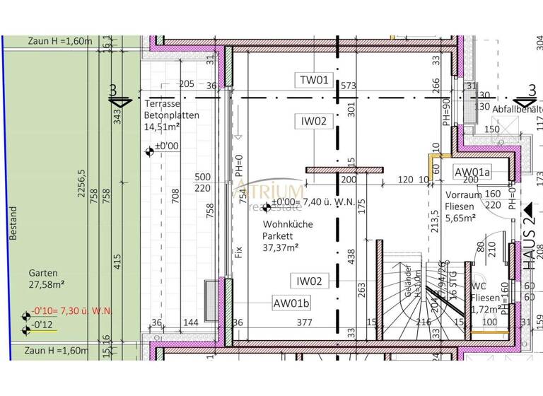 Reihenmittelhaus zum Kauf - Erstbezug 780.000 € 5 Zimmer 134 m² 177,6 m² Grundstück frei ab 01.03.2026 Wien 1210