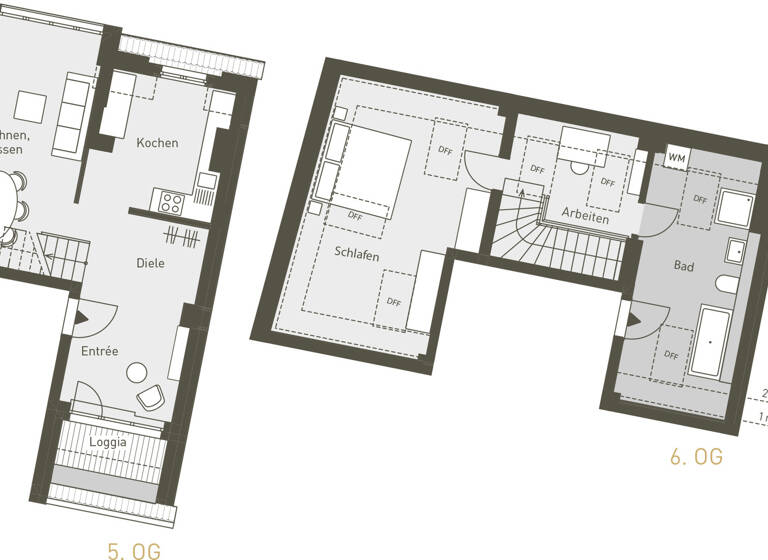 Maisonette zur Miete 1.490 € 2 Zimmer 100 m²<br/>Wohnfläche St. Leonhard Nürnberg 90439