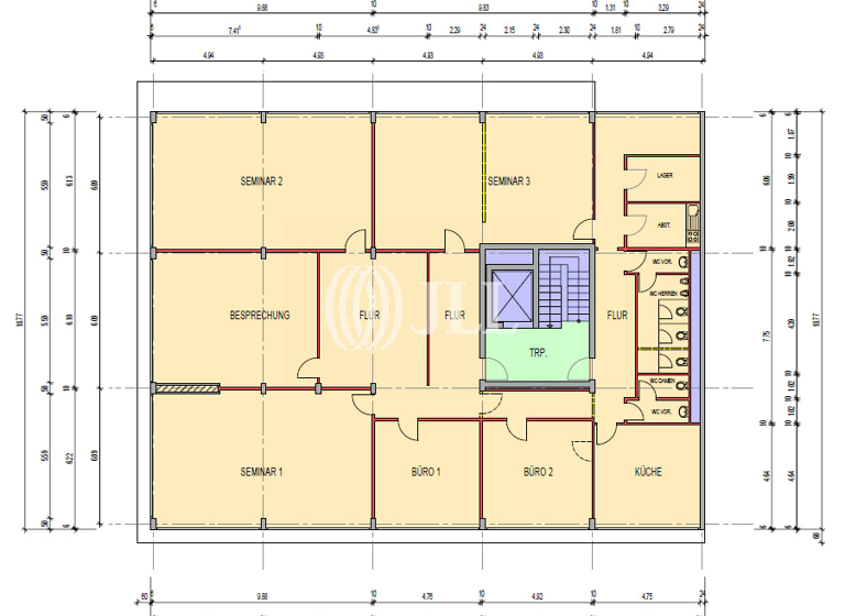 Bürofläche zur Miete provisionsfrei 14 € 431,5 m²<br/>Bürofläche ab 431,5 m²<br/>Teilbarkeit Schwetzingerstadt Mannheim 68165