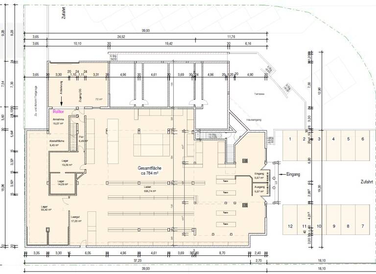 Ladenfläche zur Miete 5,50 € 870 m² Verkaufsfläche Haidholzen Stephanskirchen 83071