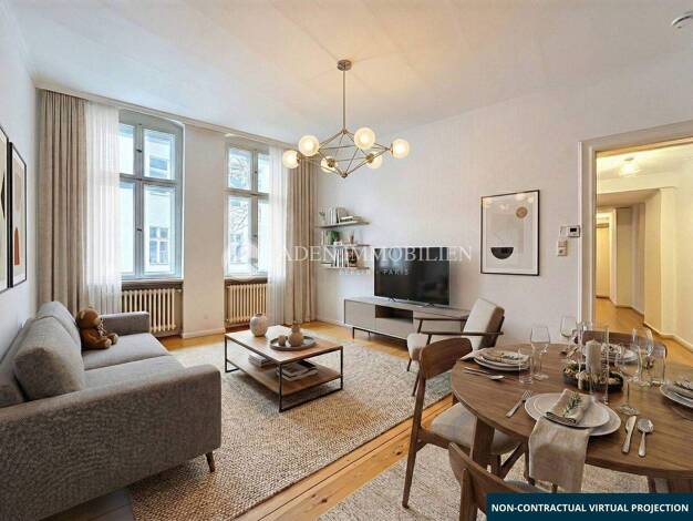 Wohnung zum Kauf 399.500 € 2 Zimmer 64,7 m² 2. Geschoss Schweidnitzer Str. 2 Halensee Berlin 10709