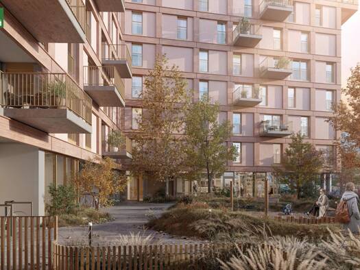 Wohnung zur Miete - Erstbezug 918 € 2 Zimmer 52,6 m² 1. Geschoss frei ab 01.11.2026 Billy-Wilder-Promenade 3 Landstraße 1030