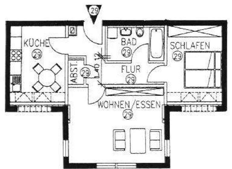 Wohnung zum Kauf 120.000 € 2 Zimmer 57,6 m² 3. Geschoss Kiefernstraße 19 Borkwalde 14822