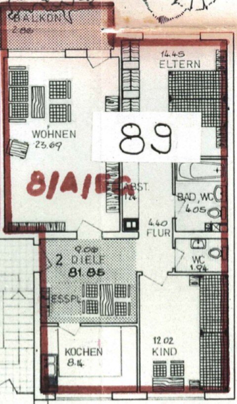 Wohnung zum Kauf provisionsfrei 120.000 € 3 Zimmer 82 m²<br/>Wohnfläche ab sofort<br/>Verfügbarkeit Katterbachstr. Katterbach Bergisch Gladbach 51467