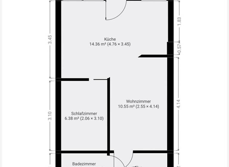 Wohnung zum Kauf provisionsfrei 169.000 € 2 Zimmer 43 m² 2. Geschoss Coventrystraße 57 Nied Frankfurt am Main 65934