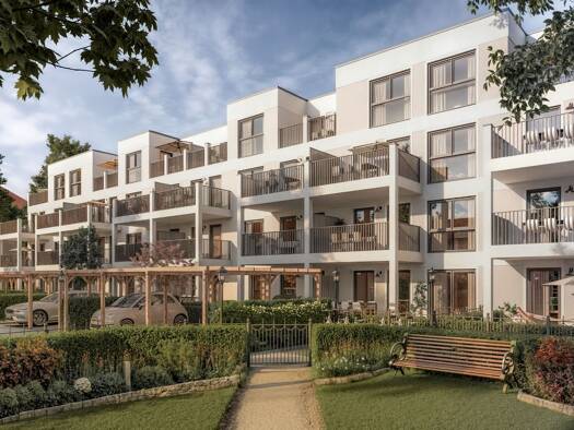 Terrassenwohnung zur Miete 1.490 € 3 Zimmer 77,8 m² Geschoss 2/4 frei ab 01.01.2027 Ostenviertel Regensburg 93055