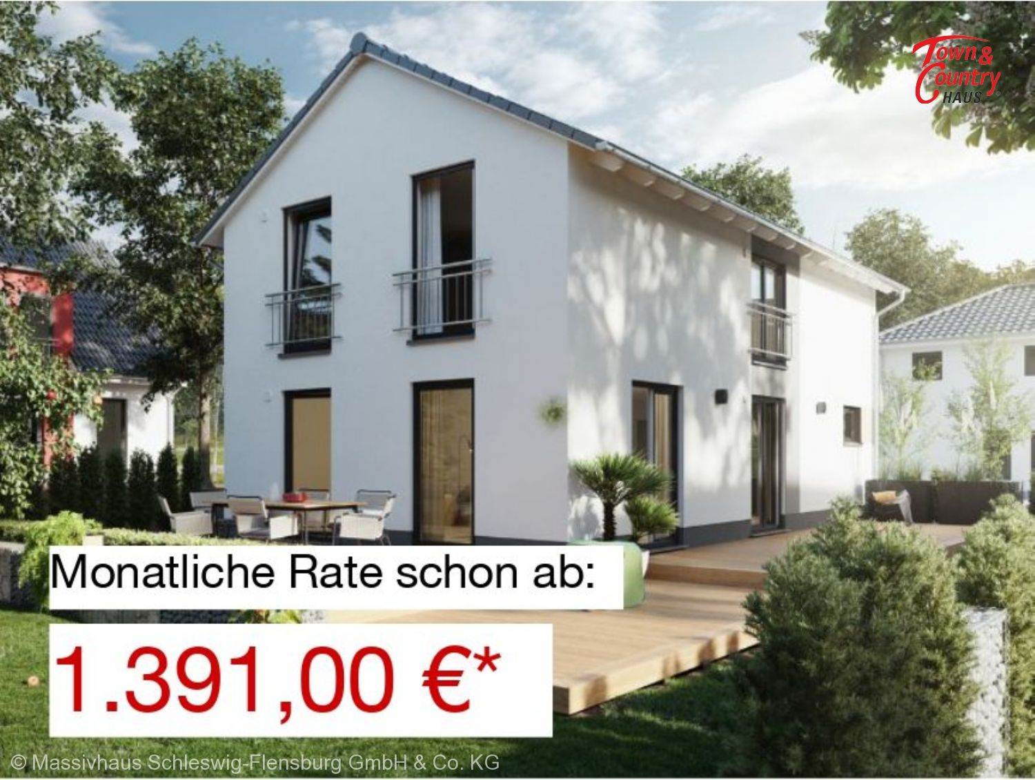 Stadthaus zum Kauf provisionsfrei 345.690 € 3 Zimmer 125,1 m²<br/>Wohnfläche 345 m²<br/>Grundstück Mürwik - Friedheim Flensburg 24941