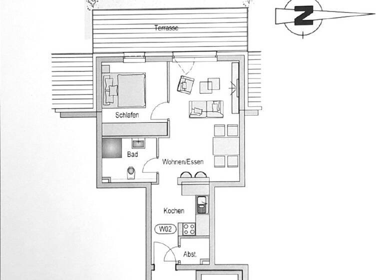 Wohnung zur Miete 680 € 2 Zimmer 50 m²<br/>Wohnfläche 01.07.2025<br/>Verfügbarkeit Obersontheim Obersontheim 74423