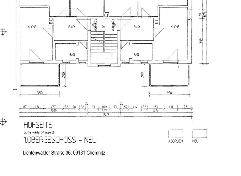 Wohnung zur Miete 310 € 2 Zimmer 54 m²<br/>Wohnfläche ab sofort<br/>Verfügbarkeit Lichtenwalder Straße 36 Ebersdorf Chemnitz 09131