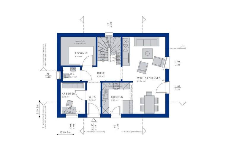 Einfamilienhaus zum Kauf 665.171 € 5,5 Zimmer 124 m² 530 m² Grundstück Wyhlen Grenzach-Wyhlen 79639
