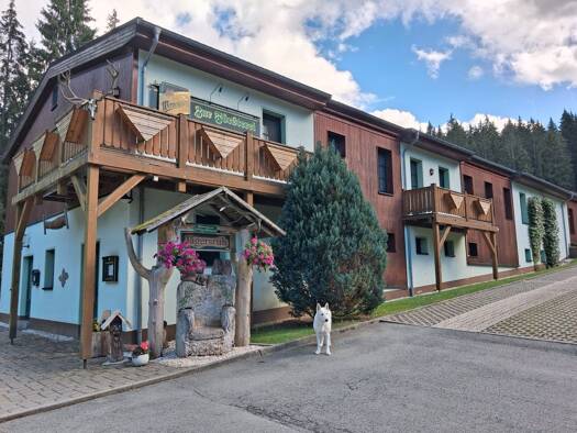 Apartmenthotel zum Kauf provisionsfrei 800.000 € 15 Zimmer 25 Betten 500 m² Gastrofläche 10.000 m² Grundstück Jägersgrün Muldenhammer 08262