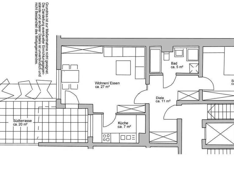 Wohnung zur Miete 1.200 € 2 Zimmer 77 m² 1. Geschoss frei ab sofort Großweidenmühlstr. 25 St Johannis Nürnberg 90419