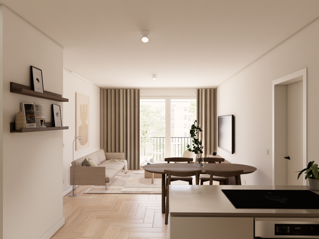 Wohnung zur Miete - Erstbezug 2.016 € 3 Zimmer 77 m² Buschkrugallee 64 Britz Berlin 12359