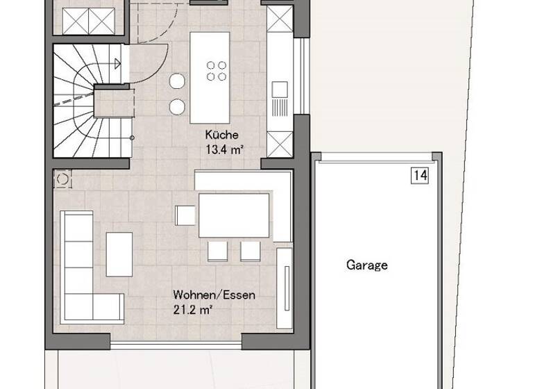 Doppelhaushälfte zum Kauf 479.000 € 4 Zimmer 119,8 m² 350 m² Grundstück Haunsheim 89437