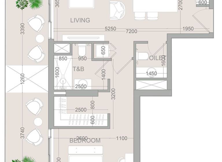 Wohnung zum Kauf provisionsfrei 304.976 € 2 Zimmer 73,6 m² Dubai 00000