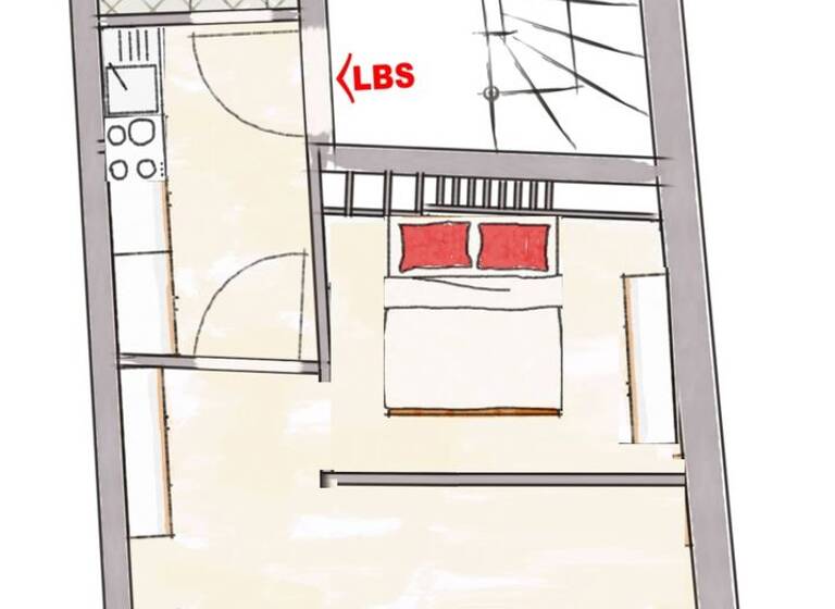 Studio zum Kauf 75.000 € 1 Zimmer 35 m² 4. Geschoss Elberfeld Wuppertal 42103