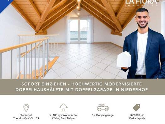 Doppelhaushälfte zum Kauf 399.000 € 4 Zimmer 107,7 m² 130 m² Grundstück Theodor-Graß-Straße 19 Niederhof Murg 79730