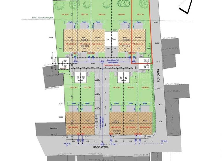 Reihenendhaus zum Kauf - Erstbezug provisionsfrei 650.000 € 5 Zimmer 130 m² 255 m² Grundstück Urfeld Wesseling 50389