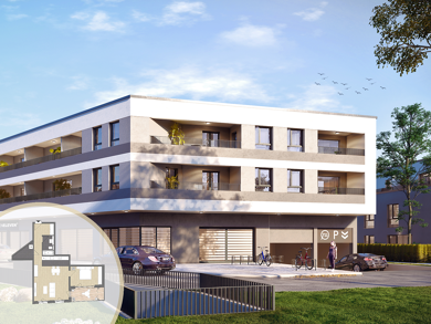 Wohnung zum Kauf - Erstbezug provisionsfrei 397.500 € 2 Zimmer 72 m² 1. Geschoss frei ab sofort Im Nex 5 Hattersheim Hattersheim 65795