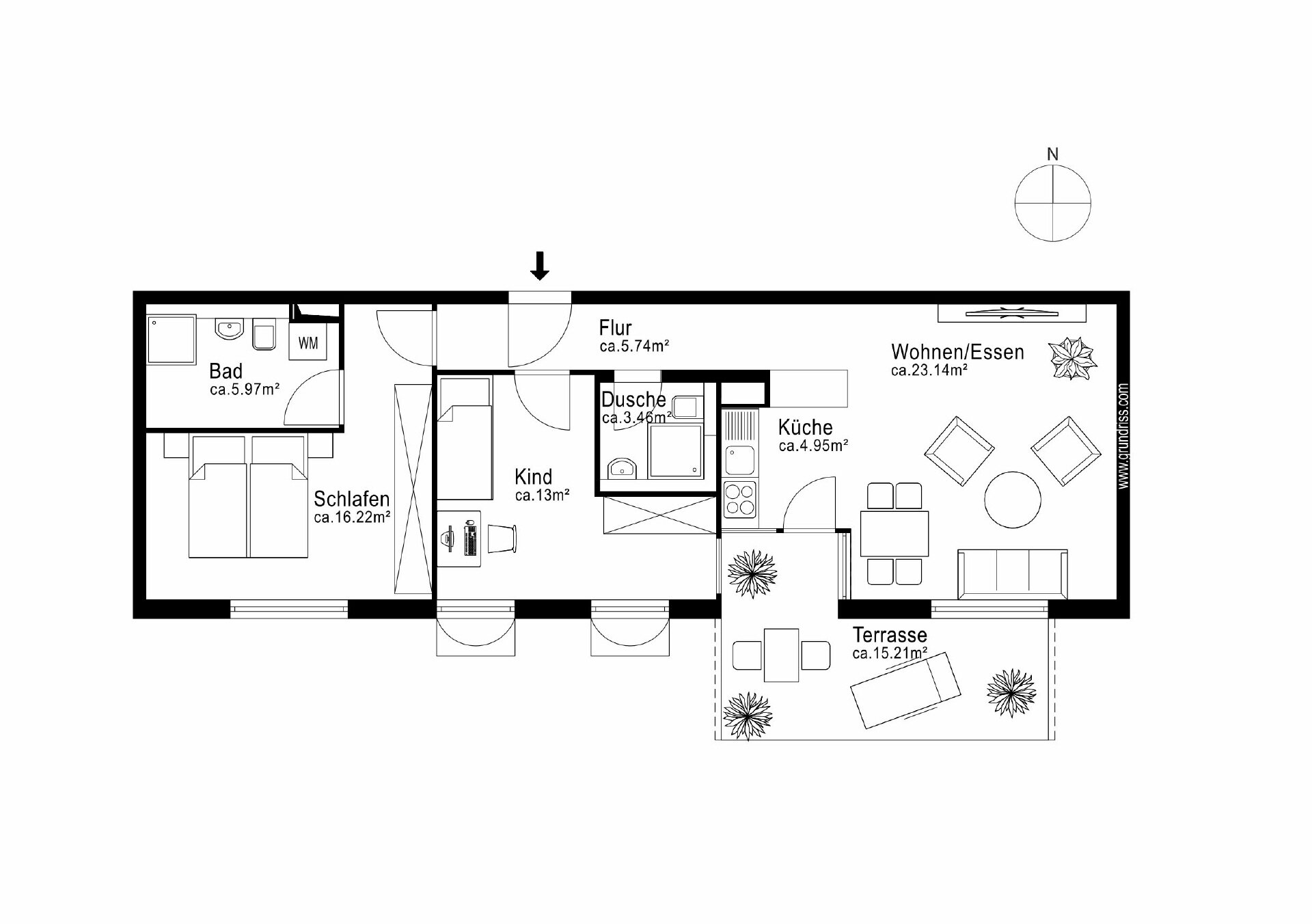 Wohnung zum Kauf 725.000 € 3 Zimmer 80,1 m²<br/>Wohnfläche Altperlach München 81737