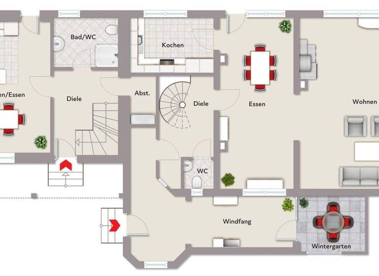 Mehrfamilienhaus zum Kauf 450.000 € 7 Zimmer 233,1 m² 1.573 m² Grundstück frei ab sofort Eußenheim 97776