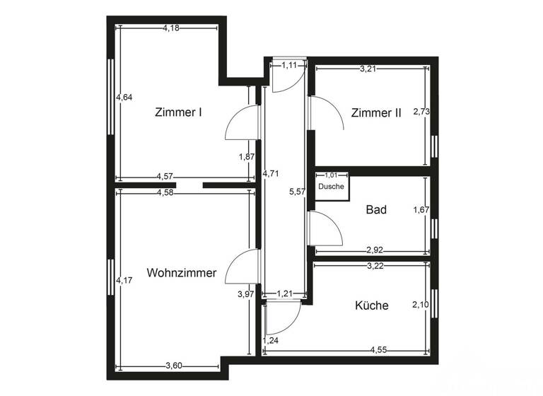 Wohnung zur Miete 750 € 3 Zimmer 70 m² frei ab 01.05.2026 Frankefelde 35 Ottersleben Magdeburg 39116